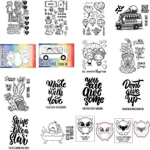 Cutting Dies And Stamps Flowers Trees Frames Alphabets Cartoon Animals For DIY Scrapbooking Photo Album Craft Cards 2021 New