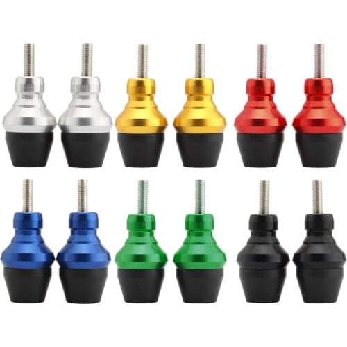 2Pcs M6 Front Fender Frame Sliders Support Screws Fork Protector for Yamaha for Honda for Kawasaki for Suzuki Motorcycle