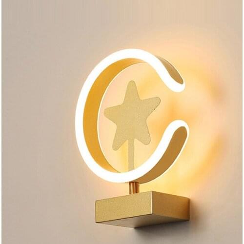 Modern Led Wall Lamps Bedroom Bedside Sconces Living Room Bedroom AC96V-260V LED Wall Lights Gold Lamps Home Decor Loft Lighting