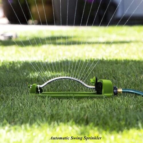Garden Sprinklers Automatic Watering Lawn Rotary Nozzle Grass Irrigation Tools Water Sprinkler with 4 Adjustable Spray Mode
