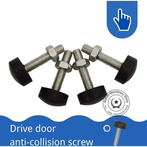 FOR Excavator Liugong LG908/906C /907/915d Door Top Rubber Cab Door Anti-collision Screw hook machine accessories Door cap screw