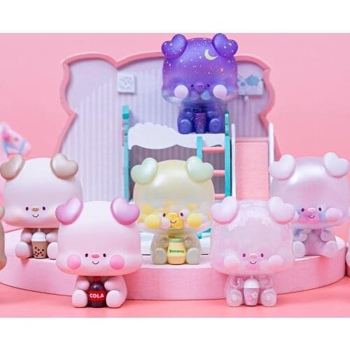 Toy City Cola Pig Blind Box Caja Ciega Action Figure Art Toys Designer Desk Car Decoration Doll Cute Gift