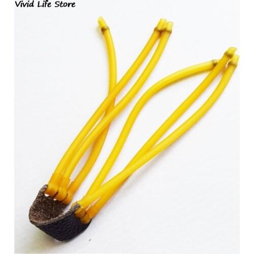 1PC Tactical Hunting Shooting Slingshot Natural Latex Rubber Tube Band Outdoor Slingshot Catapult Elastic Part Bungee Equipment