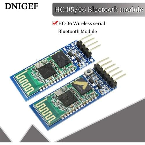 HC-05 HC 06 Green or Blue R-F Wireless Bluetooth Transceiver Slave Module RS232 \TTL to UART Converter and Adapter for Arduino
