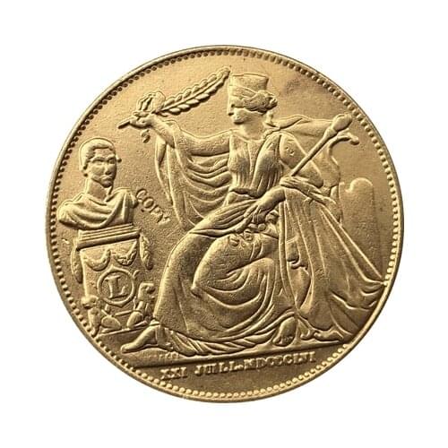 1856 Belgium 5 Centimes 28MM