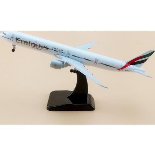 19cm Metal Plane Model Air Emirates Airlines B777 300ER Airplane Model Boeing 777 Airways Aircraft w Wheels Stand