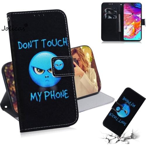A70 Anger Holder Cases For case Samsung A70 Capinha Exotic Carcasa sFor Samsung Galaxy cellular A70 Flip Wallet Case Book