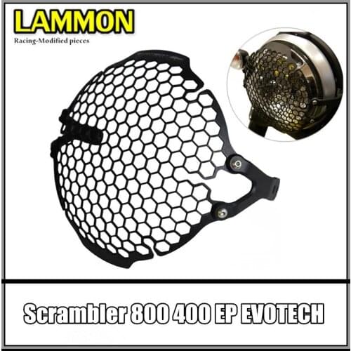 Scrambler800 Scrambler400 Motorcycle Accessories Headlight Cover FOR DUCATI Scrambler 800 400 EP EVOTECH