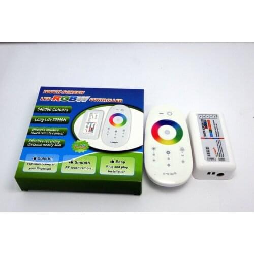 2.4G DC12-24V Wireless RF SMD RGB/RGBW led strip light Touch Dimmer Remotely Controller remote control for RGB LED Strip Light