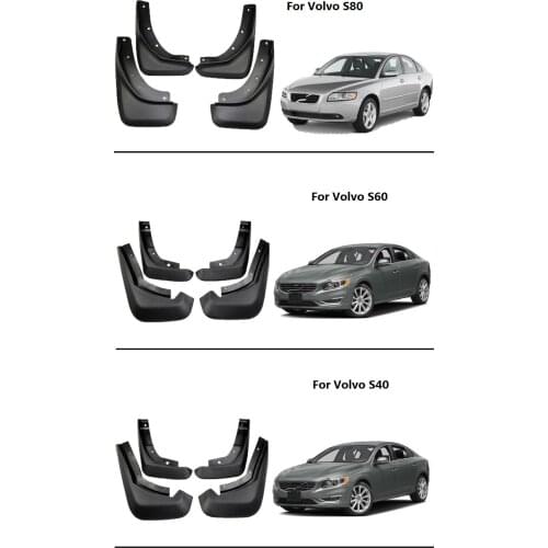 Car Mudflap For Volvo S80 S60 S40 S80L S60L S40L 2009-2021 Fender Mud Guard Splash Flaps Mudguard Accessories
