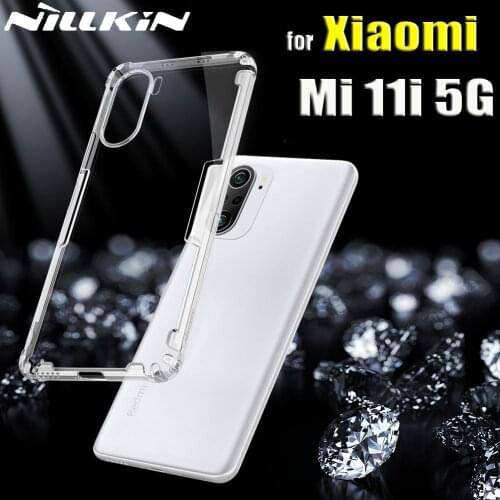 Nillkin Case for Xiaomi Mi 11i 5G Cases 0.6mm Thin Clear Transparent Silicone Soft Phone Back Cover for Xiaomi Mi11i Capa Funda