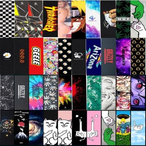 Electric Skateboard Sandpaper Spray Digital Emery Scooter Skate Board Griptape Double Rocker Skateboard Fishboard Surfboard Tape