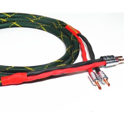 Hi-end Hifi Speaker Cable with CMC Banana Plugs