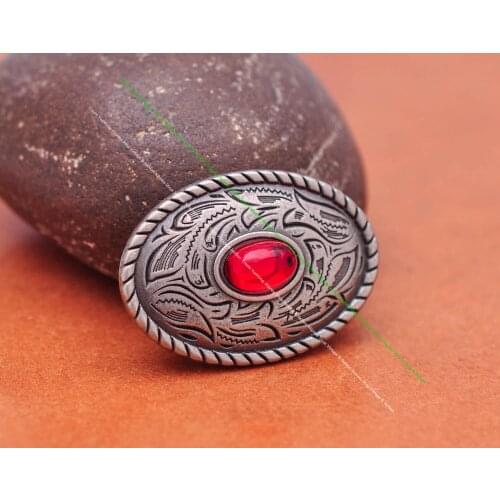 10X 35X24MM Cowboy Retro Silver Red Bead Heavy Duty Prairie Dust Leathercraft Saddle Belt Luggage Bag Hardware Concho Screwback
