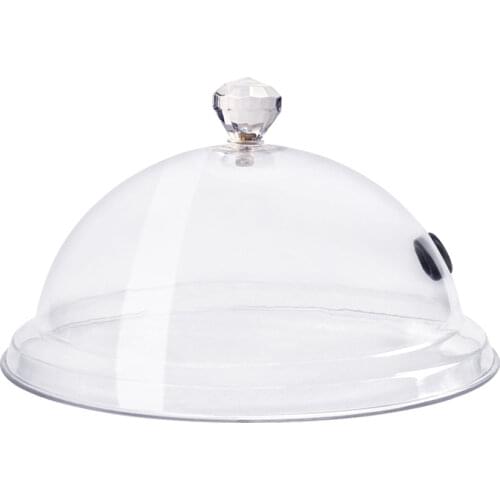 YUMYTH Smoking Gun Dome Cover 8/ 10/ 12 inches Plastic Smoke Infuser Cloche Lid Dome Cover for Smoker Gun Plates Bowls T270