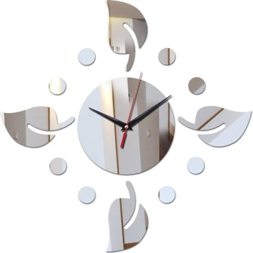 Top sale time-limited real quartz wall clocks coffee diy clock fashion acrylic combination of watch rushed