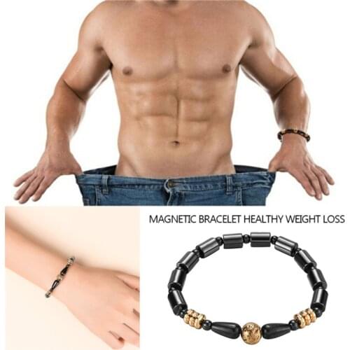 Magnet Anklet Colorful Stone Eight Loss Magnetic Therapy Bracelet Weight Loss Product Slimming Health Care Jewelry