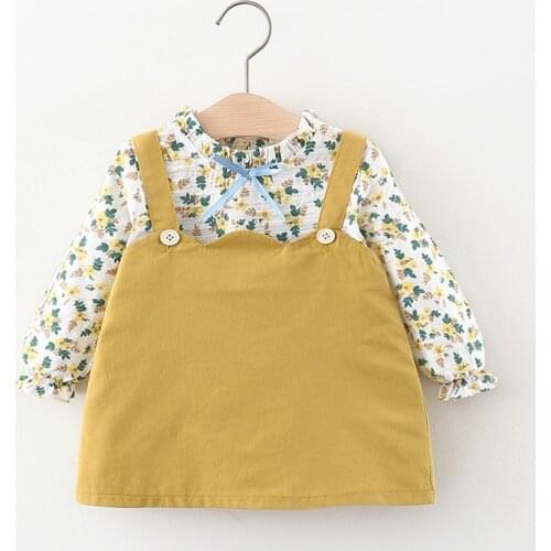 Melario Baby Girls Dress Spring Autumn Flower Princess Dress Girls Clothes Children Clothing Cute Floral Girls Dresses Vestidos