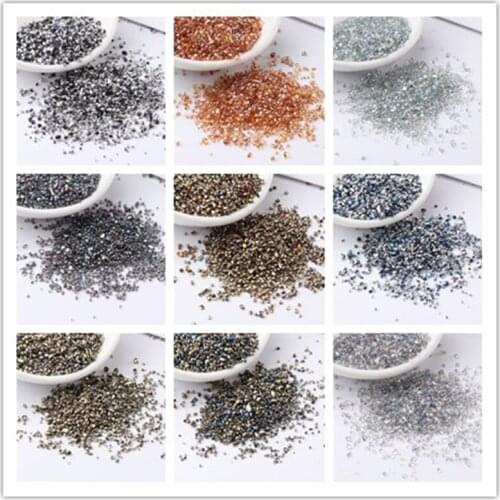 10g/Bag Mini Lrregular Stone Beads No Hole 1-4mm Mixed Globe Silicon Mold Filler Charms DIY 3D Nail Craft Home Decor Accessories