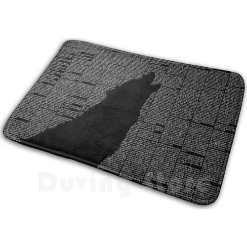 The Call Of The Wild Soft Non-Slip Mat Rug Carpet Cushion Call Wild Jack London Wolf Book Books Literature Reading Nerd