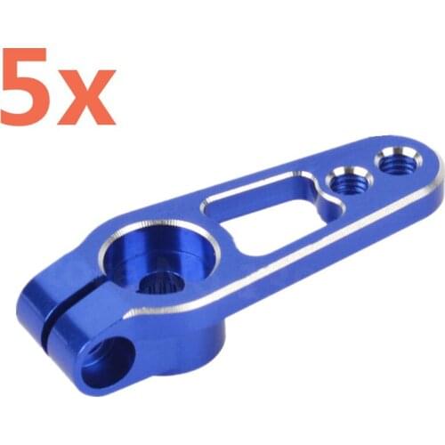 5Pieces Aluminum Alloy 25T Servo Horn Arms 31mm For 1/10 TRX4 Sakura D4 RC Cars Drift Crawler Universal Accessories Parts