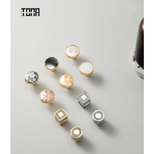 Natural Shell knob Dresser Drawer Knobs Handles Cupboard Crystal Knobs Furniture Cabinet Handle Hardware Diamond Knobs Shoebox