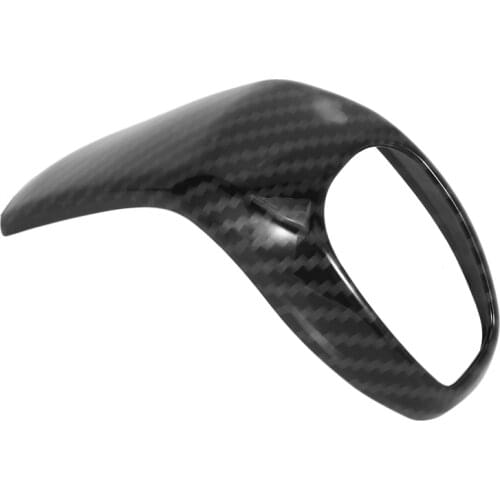 New!! Carbon Fiber Style ABS Plastic Gear Shift Head Cover Trim For BMW X1 F48 2016/17 2 series 218i Gran Tourer F46 2015-2017