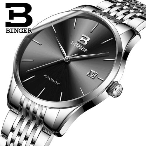 New Top Luxury Brand Stainless Steel Sports Men Watch Army Military Automatic Mechanical Waterproof Watches relogio masculino