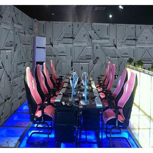 Drop Shipping Custom Photo Wallpaper Modern Design Metal Sheet Mural Entertainment Restaurant KTV Bar Decoration 3d Wallpaper