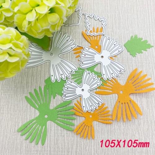 DIY triangle embossing flower knife die