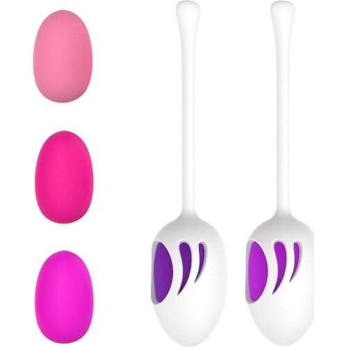 Vibrator Set Safe Silicone Smart Ball Kegel Ball Ben Wa Ball Vagina Tighten Exercise Machine Vaginal Geisha Sex Toys for Women