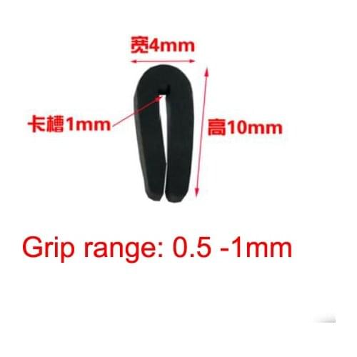 1 Meter U Channel EPDM Moulding Trim Strip Edge Guard Rubber Sealing Strip Weatherstrip Car Door Protector