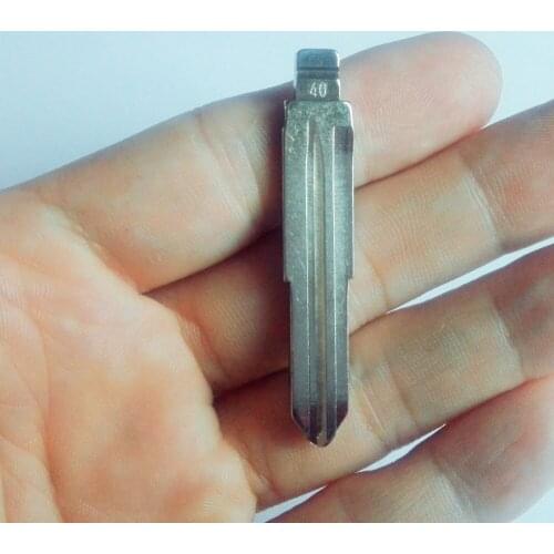 10 pcs/lot Metal Blank Uncut Flip KD Remote Key Blade Type #40 for Chevrolet Epica