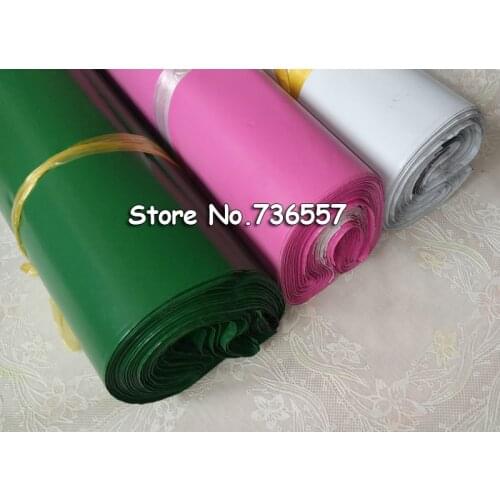 100pcs 20x30cm green white pink Logistics Courier Bag Courier Envelope Shipping Bag Mail Bag Self Adhesive Seal Plastic Pouch