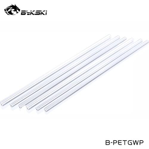 6pcs Bykski PETG Hard Tube,8X12MM,10X14MM,12X16MM ,DIY Split Water Cooling Transparent Hot Bend Rigid Tube B-PETGWP 12/14/16