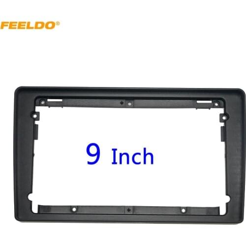 FEELDO Car Audio Radio 9" Big Screen 2DIN Fascia Frame Adapter For Lada Granta 2011 DVD Player Dash Fitting Panel Frame Kit
