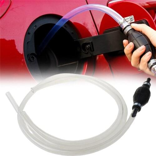 Gasoline Siphon Hose Portable Gas/Oil/Water/Liquid/Fuel Transfer Oil Siphon Pump