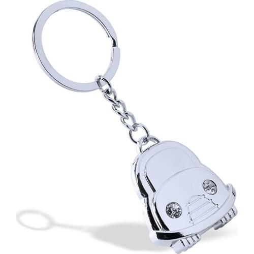 FREE SHIPPING BY DHL 100pcs/lot New Metal Vintage Van Car Keychains Zinc Alloy Vintage Car Keyrings Key Holders for Gifts