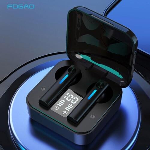 Wireless Headphones with Microphone Waterproof TWS for Bluetooth Earphone Sport 9D Bass Stereo Noise Cancelling Headset Earbuds