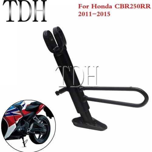 Black Motorcycle Kickstand Adjustable Foot Side Support Parking Kick Stand For Honda CBR250RR 2011-2015 CB300F CBR300R 2015-2019