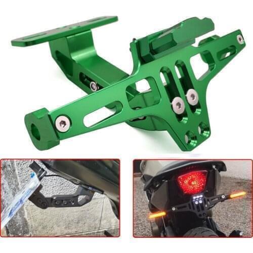Motorcycle Rear License Plate Mount Holder and Signal Lamp For KAWASAKI Versys 1000 ZX12R ZX6R ZX636R ZX9R ZZR600 Accessories