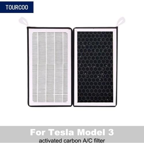 For Tesla Model 3 Air Conditioner Filter HEPA Activated Carbon Filter