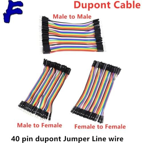 Dupont Line 10cm 20CM 30CM Male to Male+Female to Male + Female to Female Jumper Wire Dupont Cable for arduino DIY KIT