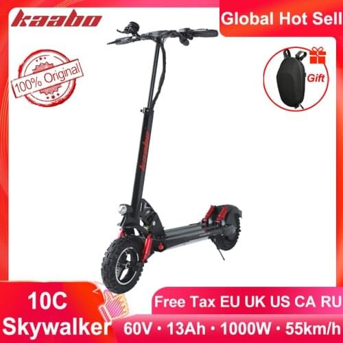 Kaabo Skywalker 10C single drive 10inch tire foldable electric scooter 60V 1000W electric scooter