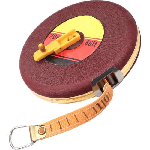 High Quality Frame Glass Fiber Tape Measure Maximum Range 20m/30m/50m Measuring Tape Retractable Fiber/Linen Measuring Tool 1pcs