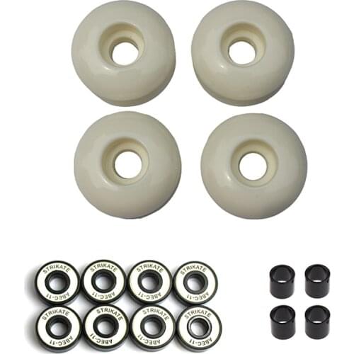 4PCS Skateboard Wheels 52X32mm SHR102A 55D for Double rocker skateboard Ollie skate action