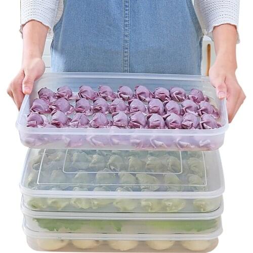 Kitchen Food Storage Box Sealed Crisper Refrigerator Preservation Box Container Kitchen Storage Sorting Grains Tank Supplies