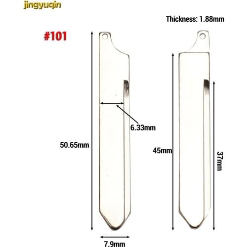 Jingyuqin No.03 22 26 71 61 87 Remote Car Key Blade For Buick Excelle HRV Triumph LaCrosse Regal Verano Encore Uncut Blank