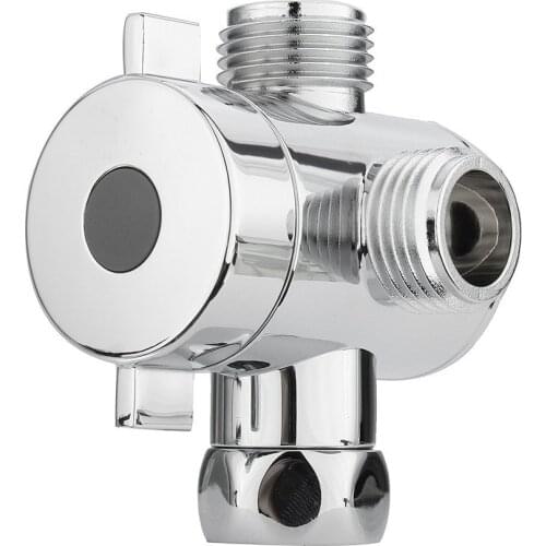 Multifunction 3 Way Shower Head Diverter Valve G1/2 Three Function Switch Adapter Connector T-adapter For Toilet Bidet Shower
