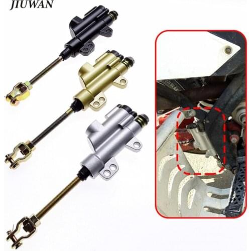 1 Pcs Motorcycle Gold Rear Brake Master Cylinder Pump For ATV Taotao Coolster Baja BMS Roketa Dirt Pit Bike Quad 50 90 110 125cc